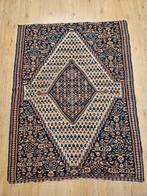 Vintage handgeweven perzische senneh kelim 143x104