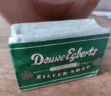 Oude verpakking Douwe Egberts Zilver shag