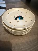 Takkie kerst bordjes, Huis en Inrichting, Keuken | Servies, Ophalen of Verzenden, Zo goed als nieuw, Bord(en), Overige stijlen