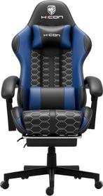 Gamestoel - Gaming stoel - Game stoel-150 kg - Zwart Blauw, Ophalen, Gaming bureaustoel, Zwart, Nieuw
