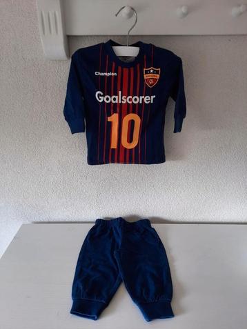 NIEUW! Barcelona Goalscorer Voetbal Blauwe Pyjama Maat 62 beschikbaar voor biedingen