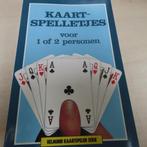 kaartspel  Boekje met verschillende kaartspelen 1à 2 pers., Een of twee spelers, Verzenden, Zo goed als nieuw
