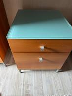 2 nachtkastjes met lades, Ophalen, Zo goed als nieuw, Minder dan 45 cm, Minder dan 55 cm