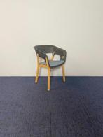 2 x Vergaderstoel Kusch & Co 3000 Njord, donkergrijs / hout, Huis en Inrichting, Stoelen, Ophalen, Gebruikt, Twee, Grijs