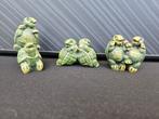 Setje schildpadbeeldjes, Ophalen of Verzenden, Zo goed als nieuw, Dier