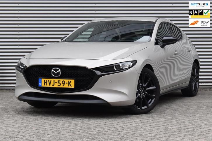 Mazda 3 2.0 e-SkyActiv-G M Hybrid HOMURA, Ecc, Camera, Xenon, Auto's, Mazda, Bedrijf, Te koop, ABS, Achteruitrijcamera, Airbags