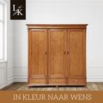 Landelijke klassieke kast, driedeurskast,linnenkast, legkast, Ophalen of Verzenden