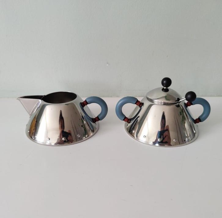 Melkkanetje & Suikerpotje van Alessi door Michael Graves, Huis en Inrichting, Keuken | Servies, Gebruikt, Overige typen, Overige stijlen