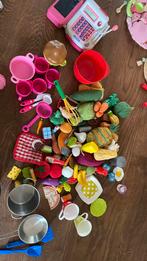 Alles voor keukent (pannen, groente, fruit, bordje, bekers), Ophalen, Zo goed als nieuw, Overige materialen, Speelkeuken-accessoire