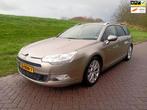Citroen C5 Tourer 2.7 HDiF Exclusive Automaat El. Stoelen Cr, Auto's, Citroën, Gebruikt, Zwart, Leder en Stof, Beige