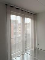 Lichtdoorlatende gordijnen - beige, Ophalen, 200 cm of meer, Wit, 150 tot 200 cm