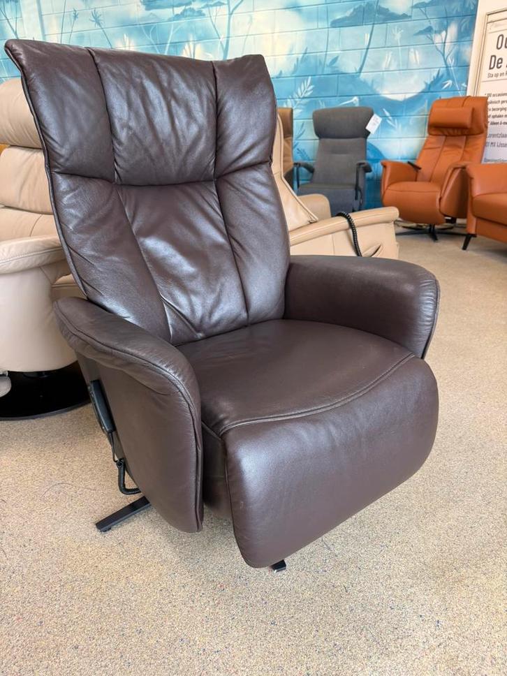 Meubelzorg relaxfauteuil relax stoel gratis bezorgd, Huis en Inrichting, Fauteuils, Zo goed als nieuw, Leer, Verzenden