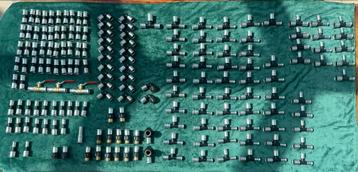 Henco koppelingen 40 32 26 20 16 14 (438 stuks) beschikbaar voor biedingen