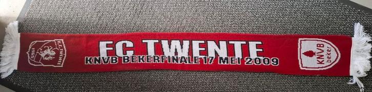 FC Twente Bekerfinale Sjaal 2009, Verzamelen, Sportartikelen en Voetbal, Zo goed als nieuw, Vaantje of Sjaal, F.C. Twente, Ophalen of Verzenden
