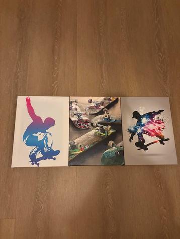 Skateboard Prints - Set van 3 beschikbaar voor biedingen