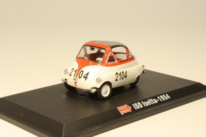 19721: Iso Isetta #2104 - Mille Miglia 1954 - Atlas 1:43, Hobby en Vrije tijd, Modelauto's | 1:43, Nieuw, Auto, Overige merken