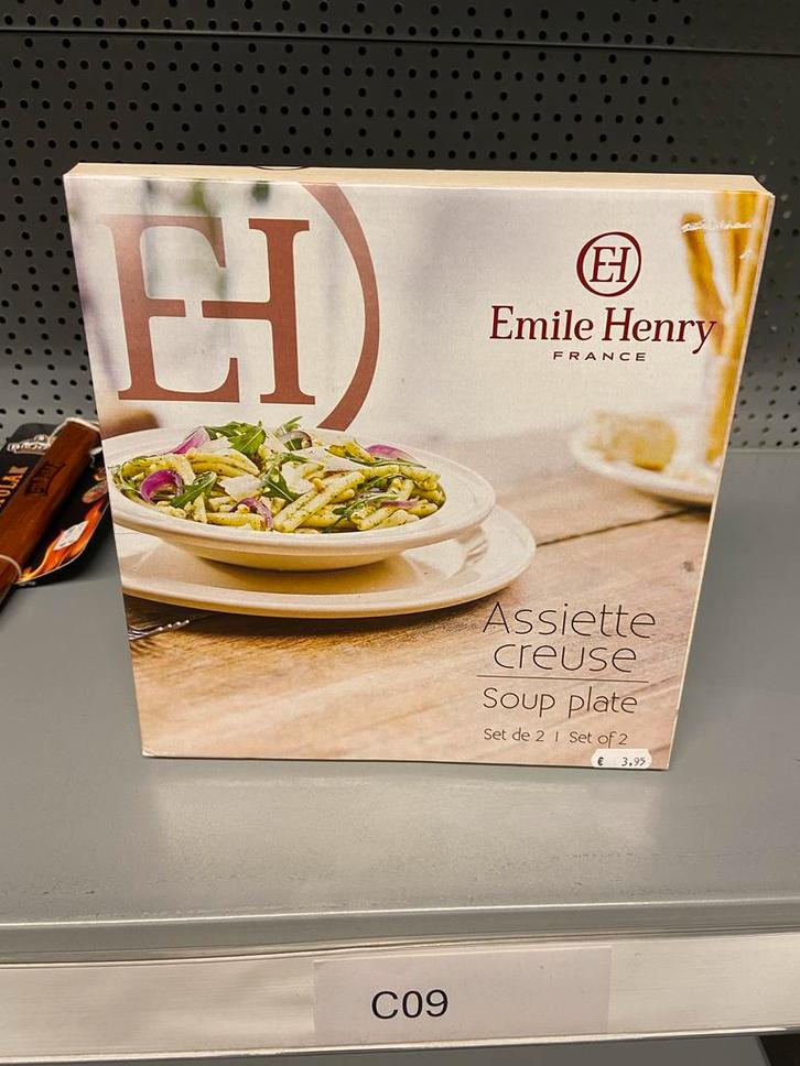 Emile Henry Soepborden - Set van 2, Huis en Inrichting, Keuken | Servies, Zo goed als nieuw, Bord(en), Overige stijlen, Keramiek