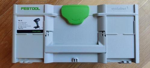 Festool systainer³ SYS3 M 187 van schroevendraaier TID 18, Doe-het-zelf en Verbouw, Gereedschapskisten, Nieuw, Ophalen of Verzenden