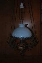 olie hanglamp, Antiek en Kunst, Ophalen
