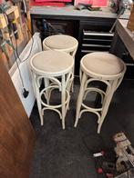 Set van 3 vintage barkrukken, Gebruikt, 60 tot 90 cm, Ophalen of Verzenden, 3 krukken