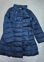 Winterjas donkerblauw lang maat 140 Benetton, Kinderen en Baby's, Kinderkleding | Maat 140, United Colors of Benetton, Meisje