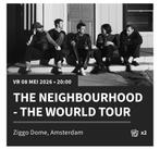 the neighbourhood - the wourld tour staplekken, Tickets en Kaartjes, Twee personen