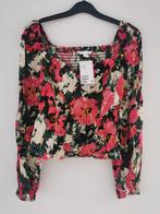 H&M blouse met bloemenprint mt. 38, Maat 38/40 (M), H&M, Overige kleuren, Verzenden