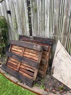 2 houten pallets gratis, Tuin en Terras, Terrasdelen en Vlonders, Ophalen of Verzenden, Zo goed als nieuw, Hout