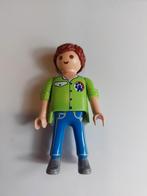 🎄 Playmobil poppetje groen overhemd, blauwe broek z.g.a.n., Ophalen of Verzenden, Zo goed als nieuw, Los playmobil