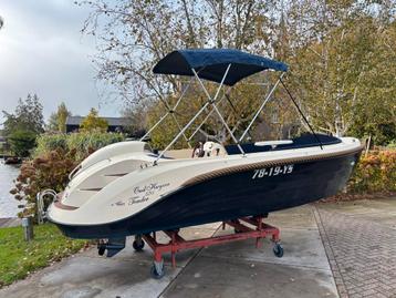 Prachtige Oud Huijzer 570 Tender Sloep Yamaha 60 PK 4 Takt beschikbaar voor biedingen