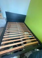 Tweepersoonsbed Malm Ikea BESCHIKBAAR, Huis en Inrichting, Slaapkamer | Bedden, Ophalen, Gebruikt, Zwart, Tweepersoons