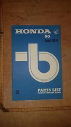 Honda Pm50 onderdelen catalogus 1975, Ophalen of Verzenden, Zo goed als nieuw