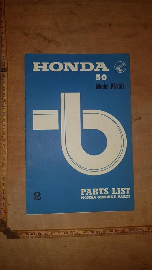 Honda Pm50 onderdelen catalogus 1975, Fietsen en Brommers, Handleidingen en Instructieboekjes, Zo goed als nieuw, Ophalen of Verzenden