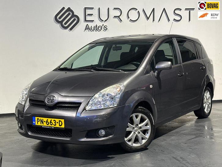 Toyota Verso 1.8 VVT-i Terra 7persoons Airco Cruise Pdc Trek, Auto's, Toyota, Bedrijf, Te koop, Verso, Airbags, Airconditioning