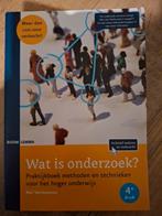 Wat is onderzoek? - Praktijkboek, Boeken, Ophalen of Verzenden, Zo goed als nieuw, HBO, Nel Verhoeven