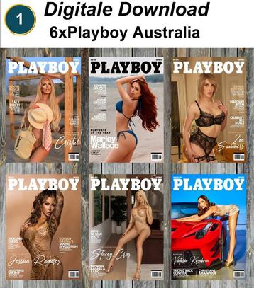 18xDigitale Playboy Australia Magazine's PDF beschikbaar voor biedingen