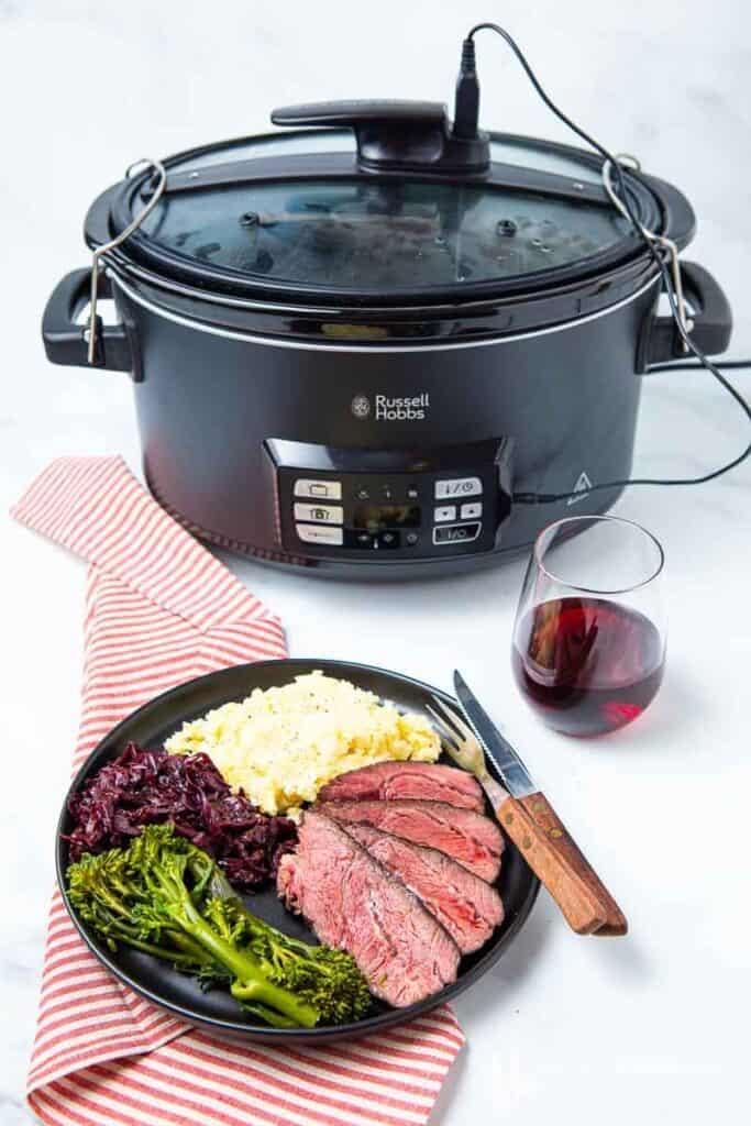 Russell Hobbs Multi-cooker & Slowcooker & Sous vide, Witgoed en Apparatuur, Slowcookers, Zo goed als nieuw, Timer, Vaatwasmachinebestendig