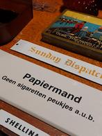 Vintage emaille bord 44 x 14 cm, Ophalen of Verzenden