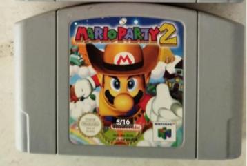 1 Stuk : N64 Game, Mario Party 2 - €65.- beschikbaar voor biedingen