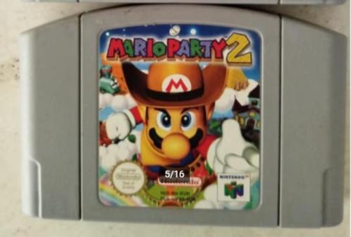 1 Stuk : N64 Game, Mario Party 2 - €65.-, Spelcomputers en Games, Games | Nintendo 64, Gebruikt, 3 spelers of meer, Vanaf 3 jaar