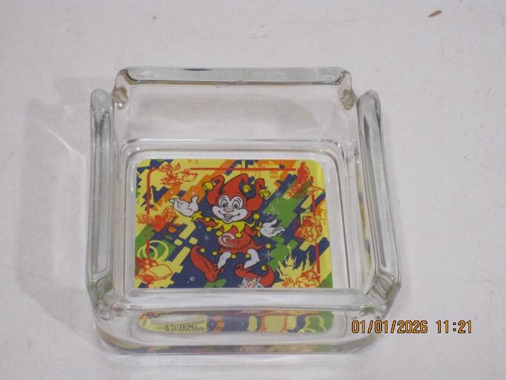 efteling asbak pardoes 10/10/4 cm (368), Verzamelen, Efteling, Zo goed als nieuw, Gebruiksvoorwerp, Ophalen of Verzenden