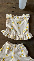 New born set badstof Citroen Hema maat 50 broek + shirt, Maat 50, Jongetje of Meisje, Nieuw, Ophalen of Verzenden
