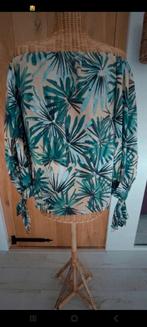 Paule Ka Palm Tree blouse maat 40 ; off shoulder, Groen, Maat 38/40 (M), Paule Ka, Ophalen of Verzenden