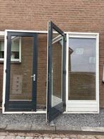 Openslaande Tuindeuren met Kozijn inclusief hor, Gebruikt, 120 cm of meer, Ophalen of Verzenden, 200 tot 215 cm