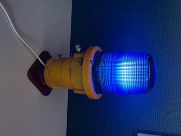 Philips Vliegveld Lamp Vintage LED Lamp met Glazen Lens beschikbaar voor biedingen
