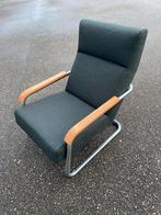 Gelderland 4750 fauteuil | Donker groen | wol kvadrat, 75 tot 100 cm, Ophalen of Verzenden, Zo goed als nieuw, 75 tot 100 cm