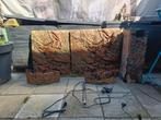Achterwand pomp en 2 stuks terras van juwel, Ophalen, Zo goed als nieuw