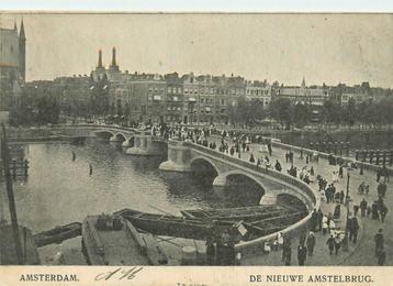 (388-196-007) Amsterdam De Nieuwe Amstelbrug beschikbaar voor biedingen