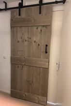 Robuuste Schuifdeur/loftdeur zo goed als nieuw, Ophalen, 80 tot 100 cm, 215 cm of meer, Binnendeur