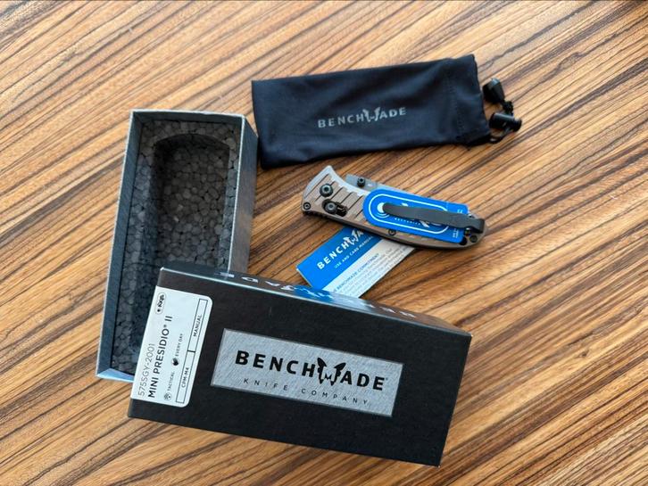 Benchmade Mini Presidio II Limited 032/500 nieuw!, Caravans en Kamperen, Kampeergereedschap, Nieuw, Ophalen of Verzenden